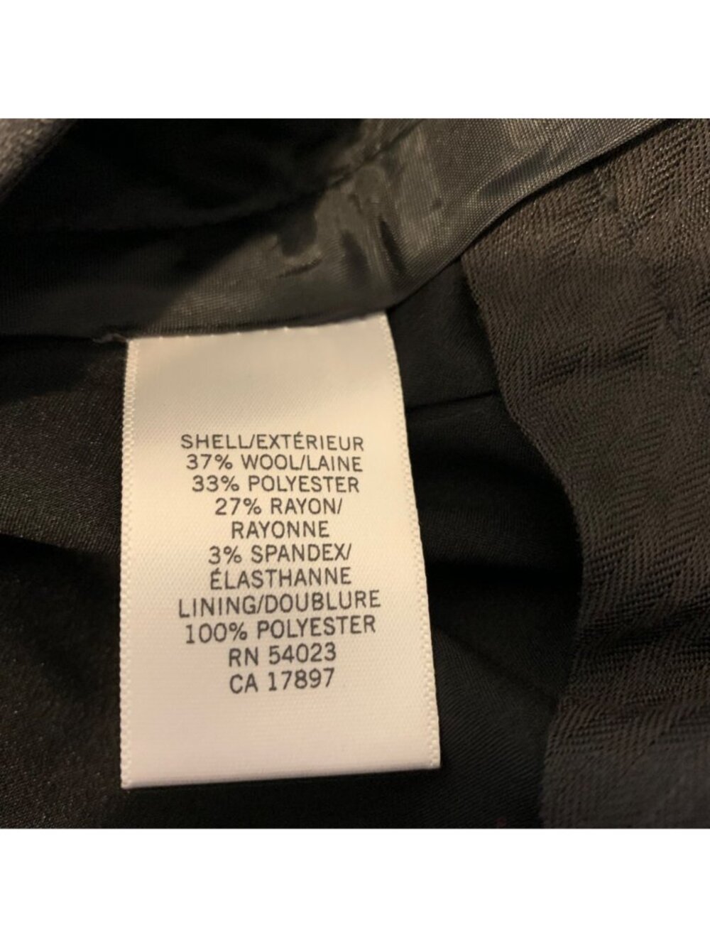 NEW Banana Republic Ryan Fit Wool Blend Wide Leg Pants Gray Office Siren Sz 6 - Picture 6 of 7